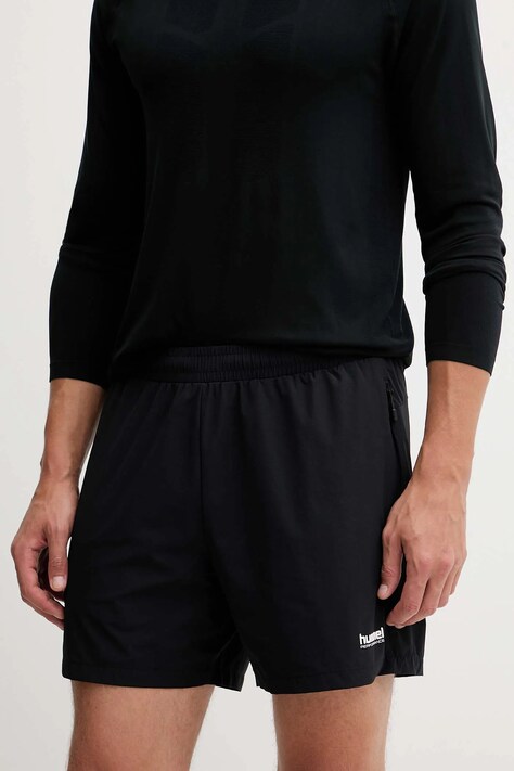 Hummel szorty sportowe męskie kolor czarny 229896