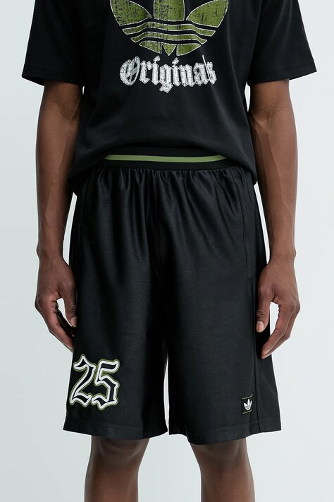 Kraťasy adidas Originals Grfx Short pánské, černá barva, JY2769