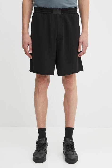 Helmut Lang szorty bawełniane męskie kolor czarny P02HM206