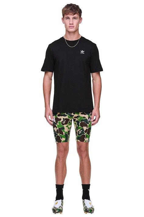 adidas Originals szorty BAPE FB TIGHTS męskie kolor zielony KB2206