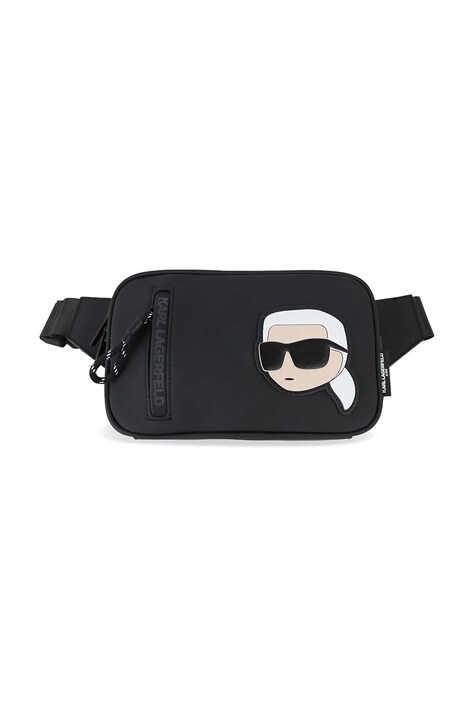 Παιδική τσάντα φάκελος Karl Lagerfeld χρώμα: μαύρο, Z31033