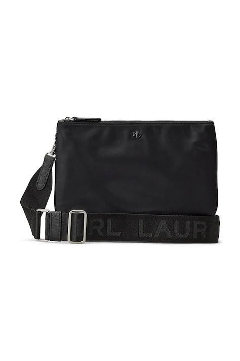 Kabelka Lauren Ralph Lauren černá barva, 431970156