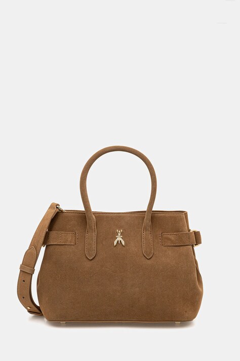 Замшевая сумочка Patrizia Pepe цвет коричневый 8B0282 L152