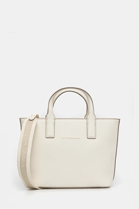 Tommy Hilfiger poșetă culoarea bej, AW0AW17448
