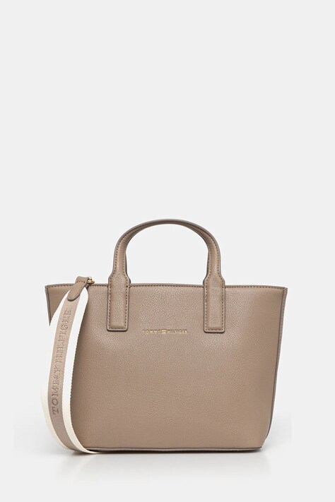 Tommy Hilfiger poșetă culoarea maro, AW0AW17448