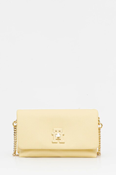 Tommy Hilfiger poșetă culoarea galben, AW0AW17462