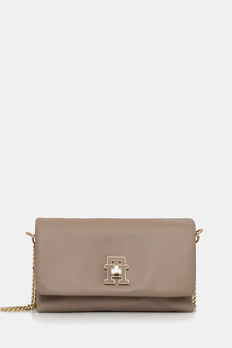 Tommy Hilfiger poșetă culoarea maro, AW0AW17462
