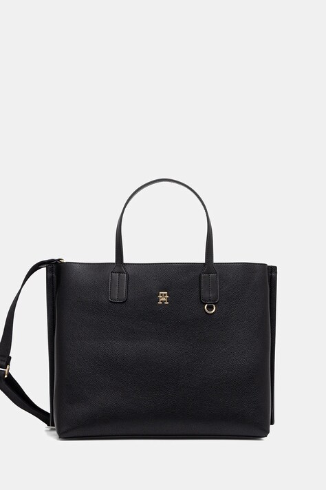 Tommy Hilfiger poșetă culoarea negru, AW0AW17463