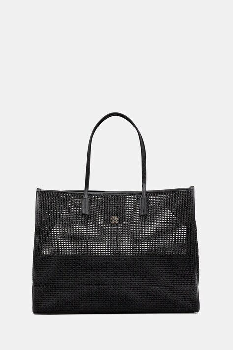 Tommy Hilfiger poșetă culoarea negru, AW0AW17640