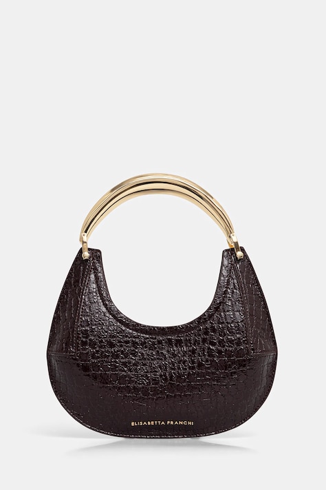 Elisabetta Franchi poșetă culoarea bordo, BS29A56E2