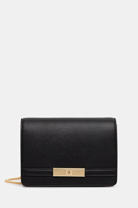 Kabelka Elisabetta Franchi černá barva, BS39A56E2