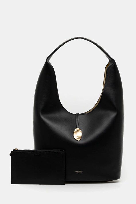 Kabelka Calvin Klein čierna farba, LV04K3149G