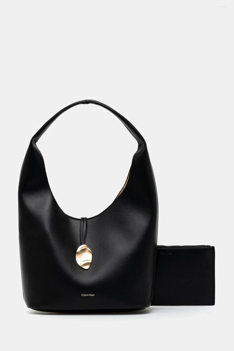 Kabelka Calvin Klein černá barva, LV04K3176G