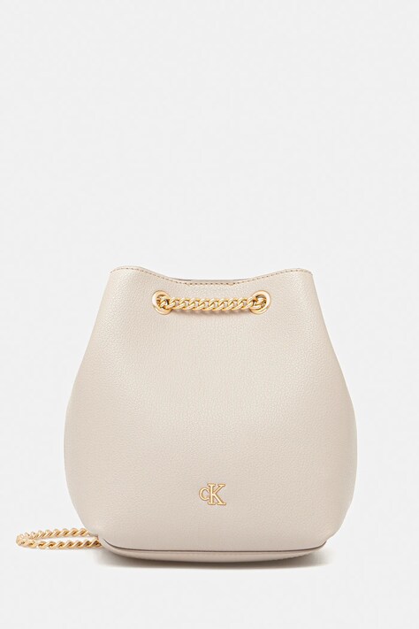 Kabelka Calvin Klein béžová farba, LV04F3214G