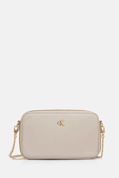Kabelka Calvin Klein béžová farba, LV04K1086G