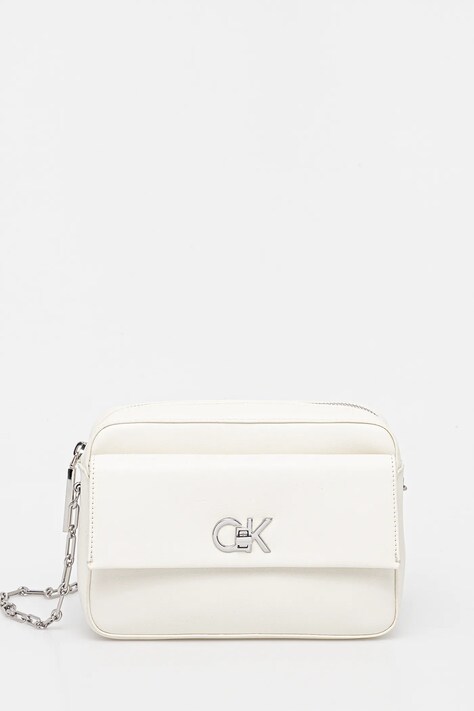 Чанта Calvin Klein в бежово LV04F3102G