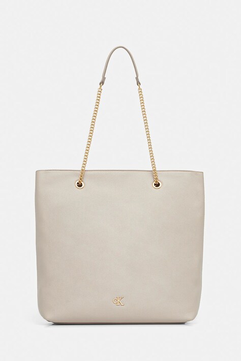 Calvin Klein poșetă culoarea bej, LV04F3204G