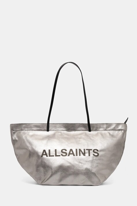 AllSaints torebka SERAFINA kolor srebrny W438XC