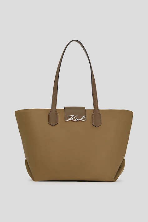 Karl Lagerfeld torebka K/SIGNATURE kolor brązowy A3W30029
