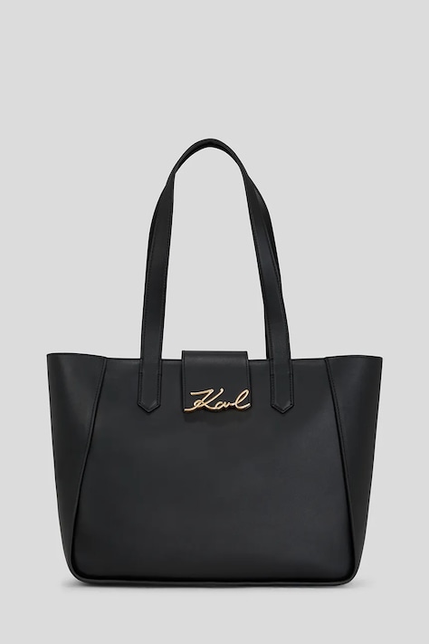 Karl Lagerfeld bőr táska fekete, A3W30133