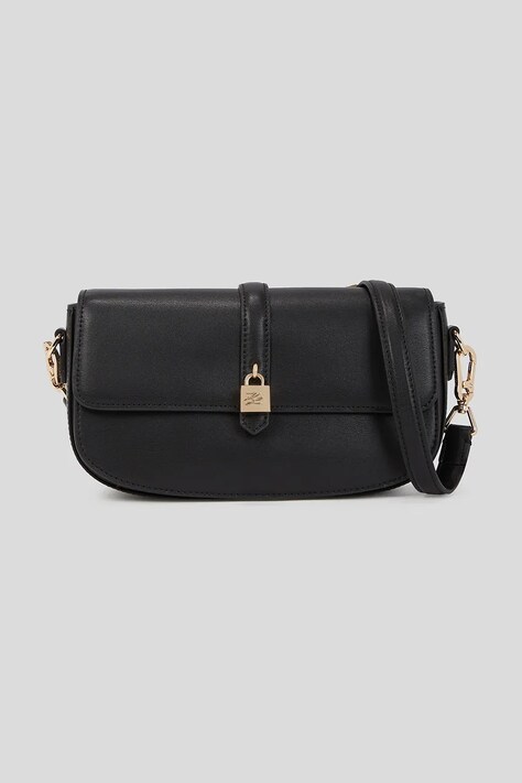 Karl Lagerfeld poșetă de piele culoarea negru, A3W30152