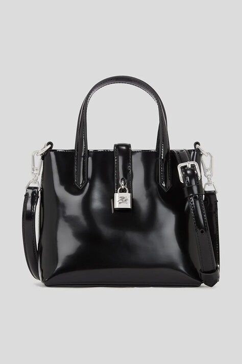 Кожаная сумочка Karl Lagerfeld цвет чёрный A3W30288