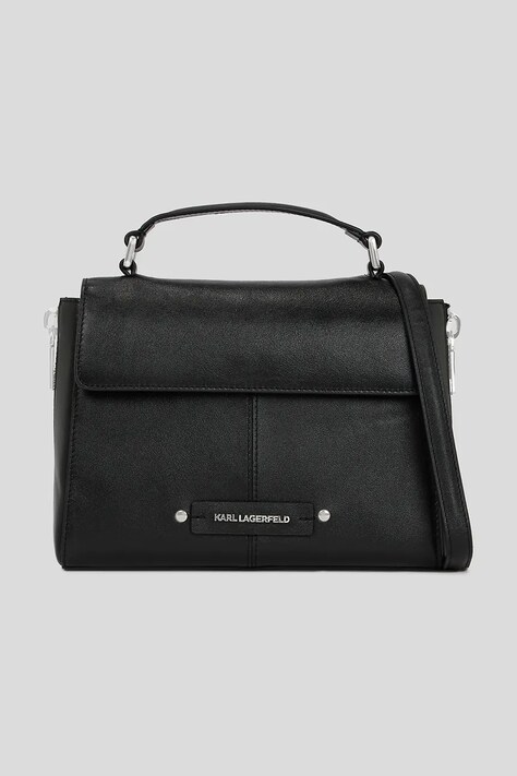 Karl Lagerfeld poșetă de piele culoarea negru, A3W30338