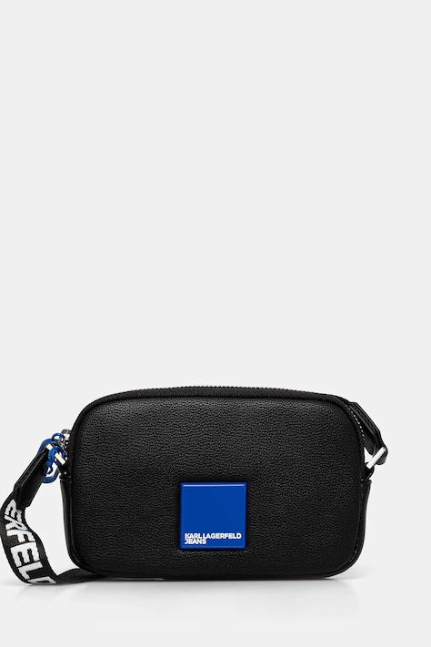 Karl Lagerfeld Jeans saszetka kolor czarny A3W30204