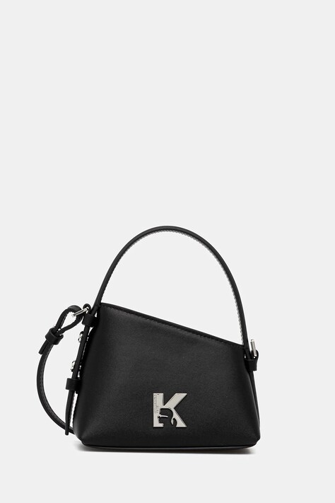 Kožená kabelka Karl Lagerfeld Jeans černá barva, A3W30289