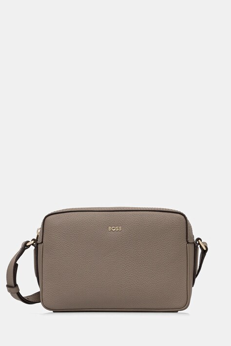 BOSS borsa a mano in pelle colore nero 50547733