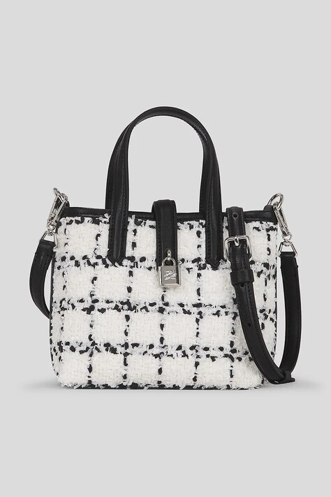 Kabelka Karl Lagerfeld bílá barva, A3W30306