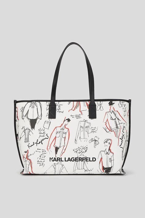 Сумочка Karl Lagerfeld колір білий A3W30333