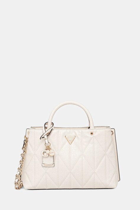 Guess poșetă ALDINA culoarea alb, HWGG96 63060