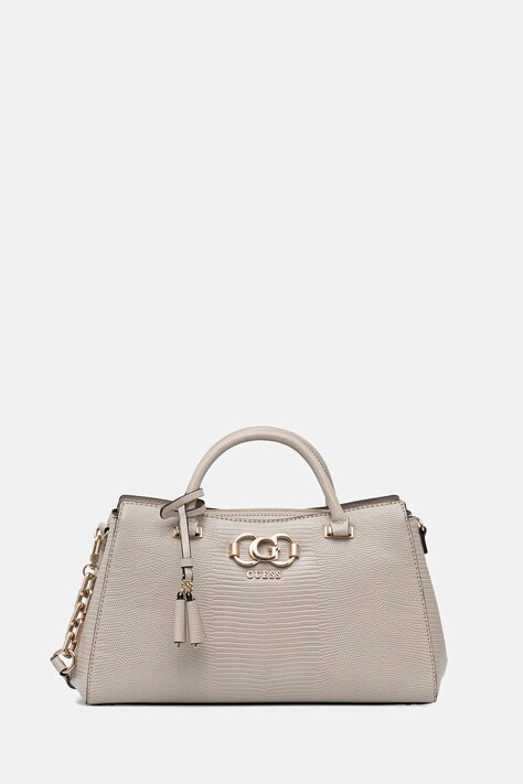 Τσάντα Guess SALINGE χρώμα: μπεζ, HWKG96 24060