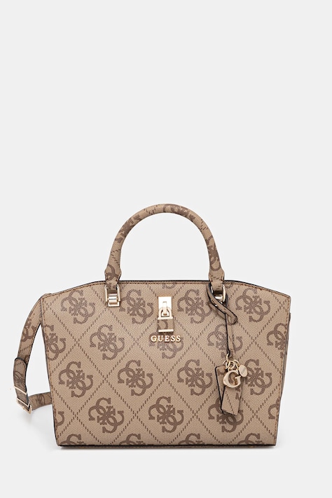 Guess torebka QUEENSLAND kolor beżowy HWOS96 55060