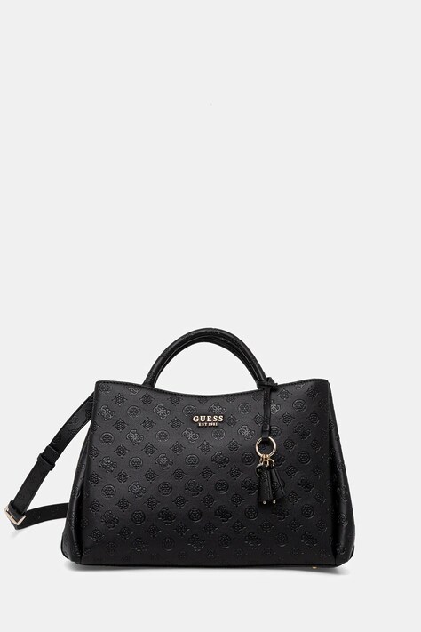 Τσάντα Guess PHOEBE χρώμα: μαύρο, HWPD96 65070