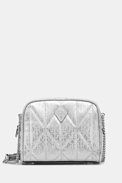 Guess poșetă ALDINA culoarea argintiu, HWGY96 63140