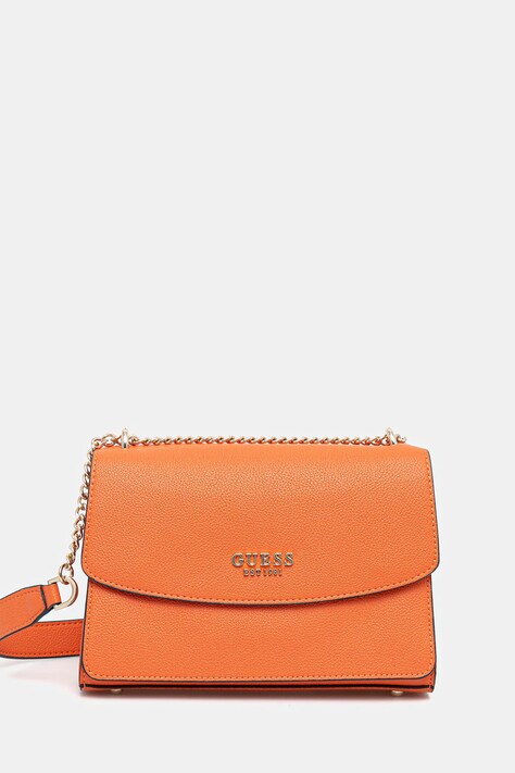 Τσάντα Guess CALISTA χρώμα: πορτοκαλί, HWBB73 34210