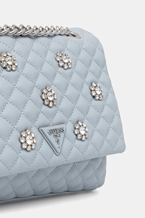 Guess torebka EVERLEE kolor niebieski HWEY86 79210