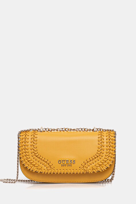 Torbica Guess TATUM rumena barva, HWNG96 67210