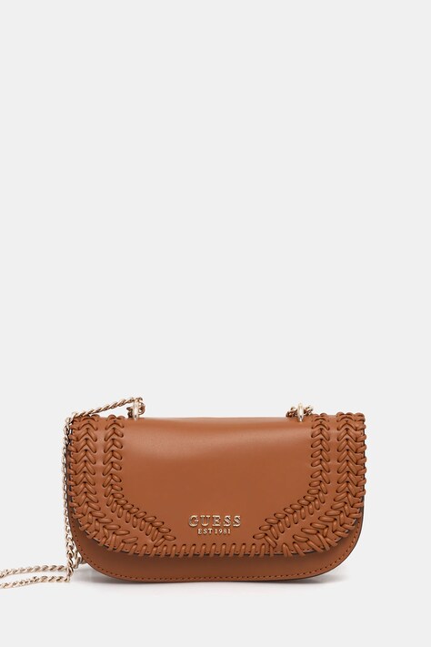 Torbica Guess TATUM rjava barva, HWNG96 67210