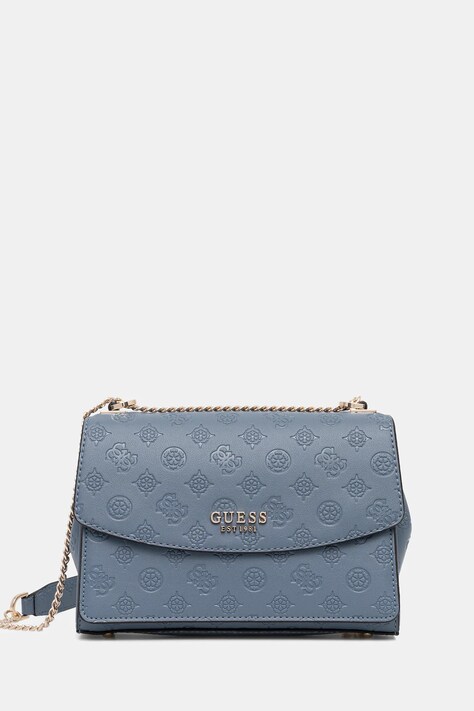 Τσάντα Guess PHOEBE χρώμα: μπλε, HWPD96 65210