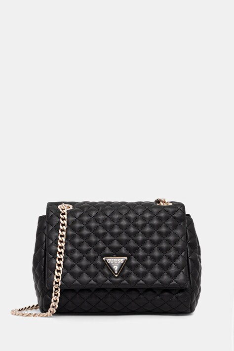 Guess geantă EVERLEE culoarea negru, HWQG86 79210