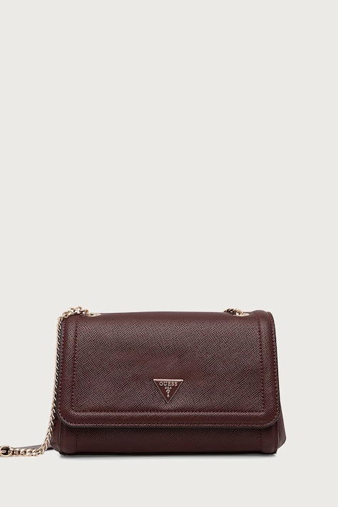 Guess torebka crossbody damska z imitacji skóry NOELLE bordowa HWZG96 72210