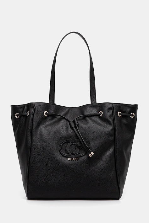 Τσάντα Guess CALEBRA χρώμα: μαύρο, HWBG95 36230