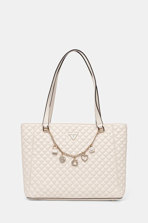 Τσάντα Guess EVERLEE χρώμα: άσπρο, HWEG86 79250