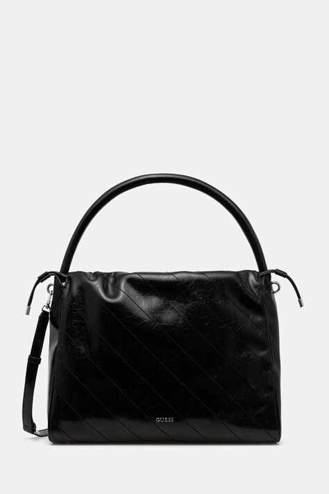 Guess poșetă AMYS culoarea negru, HWMY96 59220