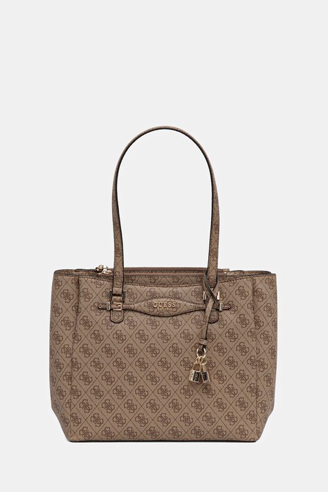 Guess torebka KATYA kolor beżowy HWSG96 52230
