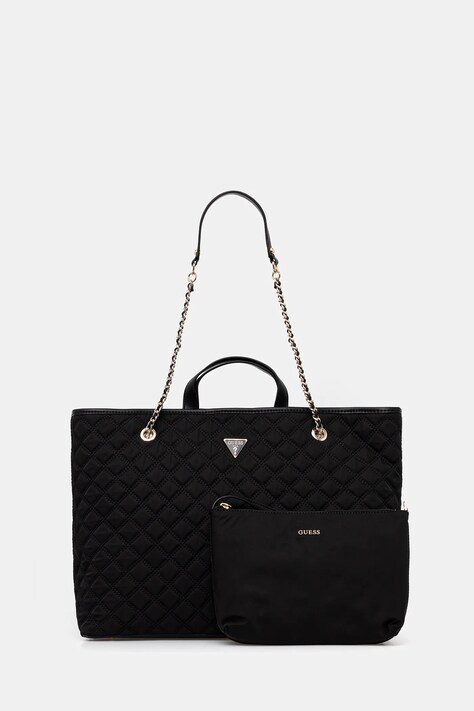 Guess poșetă GIULLY culoarea negru, HWYQ96 73290