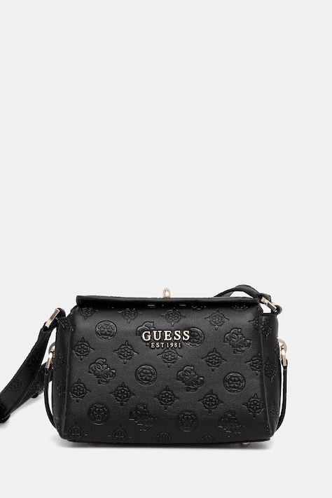Kabelka Guess PHOEBE černá barva, HWPD96 65730